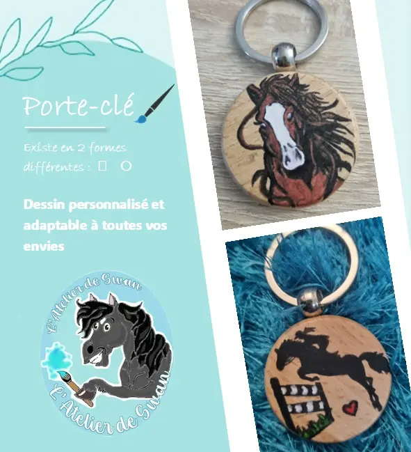POSTE porte cle cheval.webp